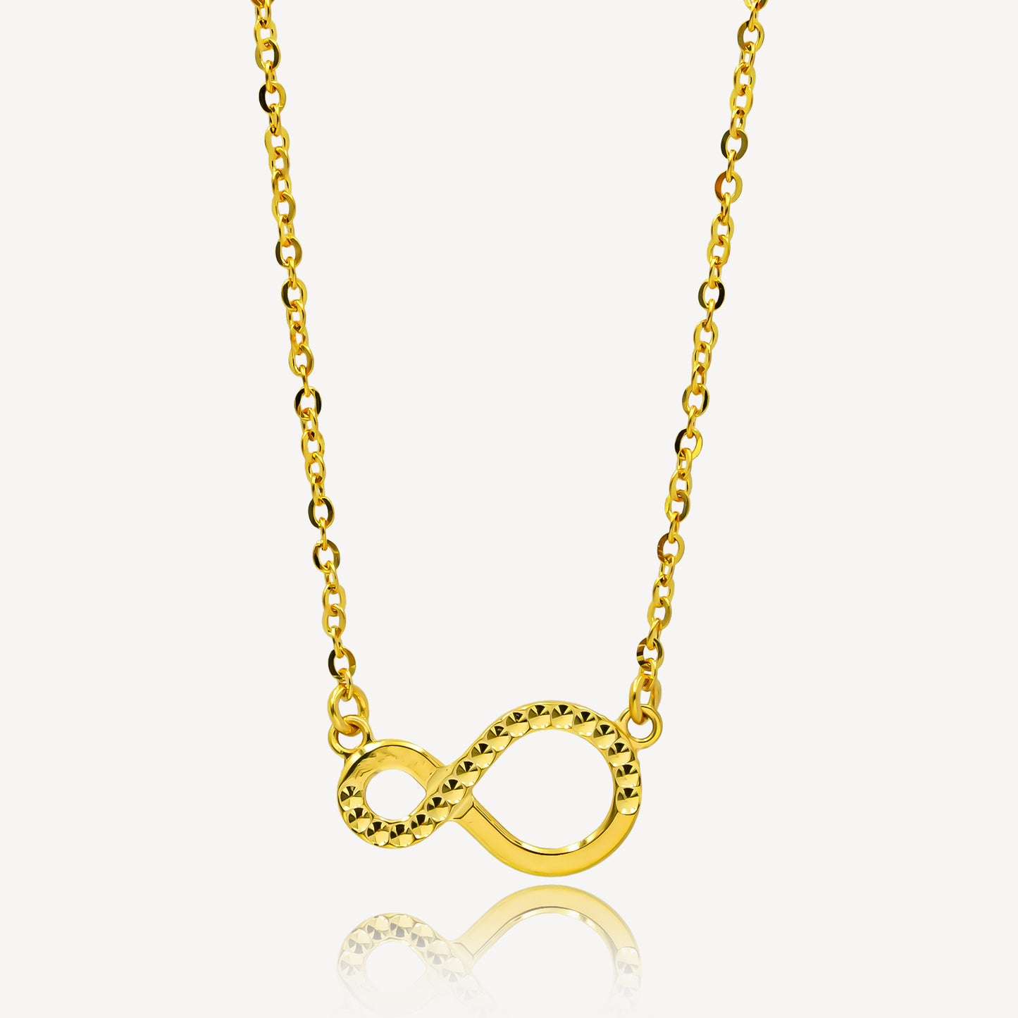 999 Gold Infinity Necklace